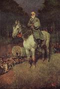 Howard Pyle General lee on his Famous appointment oil